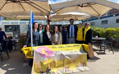 Salerno, ENDOPANK: una panchina per l’endometriosi 6 IMG 7460
