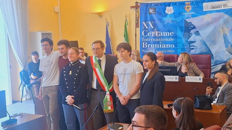 certame 2024 foto di gruppo con i primi 5 classificati