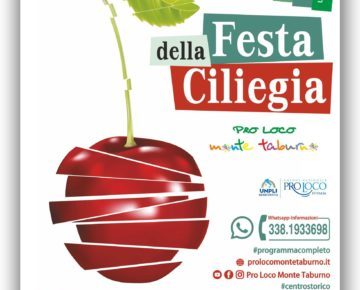 A Campoli del Monte Taburno torna la Festa della Ciliegia 6 locandina 2024