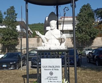 Nola, il Giglio del Salumiere dona il Busto di San Paolino all’Ospedale Santa Maria della Pietà 5 1. Monumento