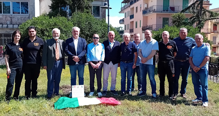 1. Targa Memoriale AISA per Vittime Terrorismo Aiuola Comunale Caduti Guerre Somma Vesuviana 23.5.2024