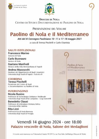 Presentazione Atti Convegno Paolino di Nola e il Mediterraneo