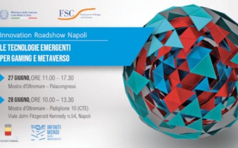 Napoli, Innovation Roadshow: alla Mostra d'Oltremare la Casa delle tecnologie Emergenti per gaming e metaverso 3 innovation roadshow loc