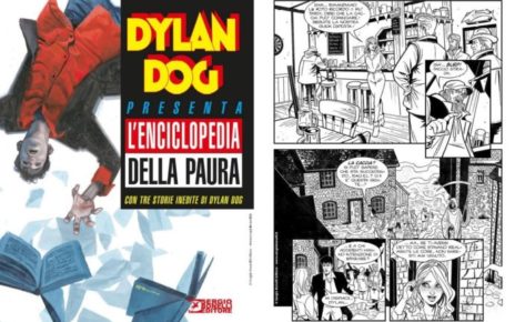 Copertina Dylan Dog e tavola di Fabiana Fiengo