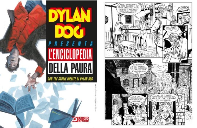 Copertina Dylan Dog e tavola di Fabiana Fiengo