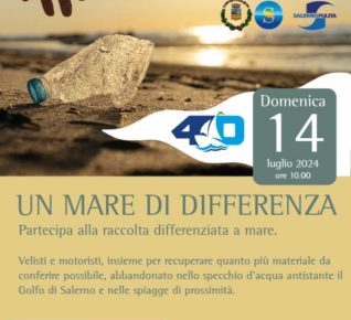 Salerno, “Un mare di differenza”: velisti e motoristi scendono in acqua per un futuro più pulito 3 Unmaredidifferenza
