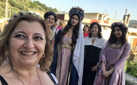 Roccarainola, grande successo per l’Estemporanea di pittura “I Colori della Damigella” nell’ambito della Festa Medievale “La Damigella del Re” 5 dami2