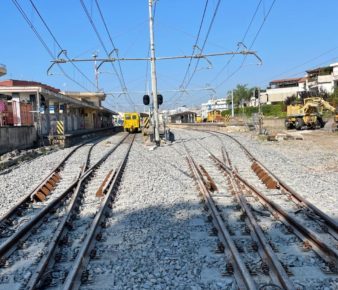 Campania, avanzamento lavori Linea Napoli-Baiano. Rinnovamento della stazione di Nola: sostituiti tre deviatoi 5 deviatoi Nola 3