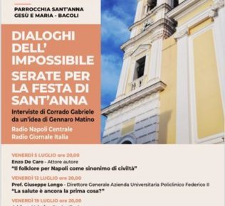 Bacoli, i dialoghi dell'impossibile: quattro interviste per vedere il futuro 4 sere locandina