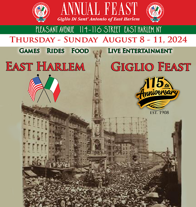 1. Manifesto Giglio Seast in East Harlem New York 8 11.8.2024