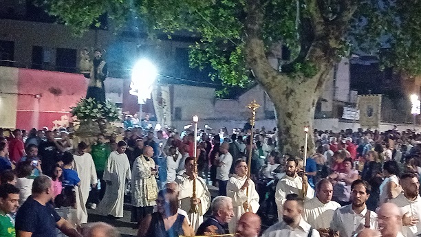 5. Processione di SantAntonio di Padova Inizio da Piazza XI Settembre Festa dei Gigli di Brusciano 21.8.2023