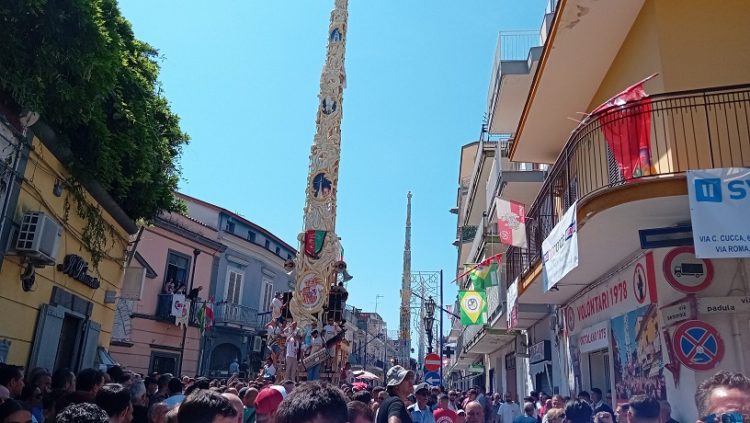 Brusciano, Festa dei Gigli: Messa Ringraziamento S. Antonio 6 6 Giglio Lavoratori