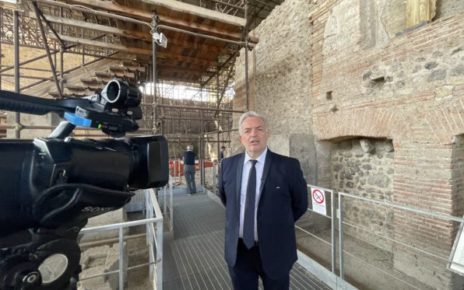 Somma Vesuviana, ripartono gli scavi archeologici: per gli archeologi oltre alla villa di Augusto potrebbe esserci anche un quartiere termale di epoca augustea 5 Stampa alla Villa Romanamod