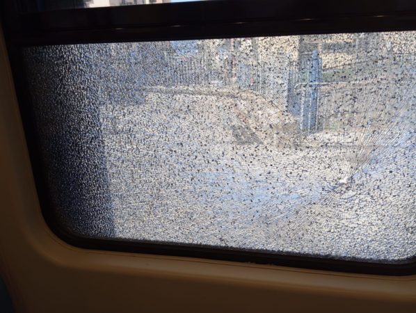 Treno cumana vandalizzato agosto24
