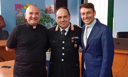 4. Don Salvatore Purcaro Marco Di Palo Luogotenente C. S. Sindaco Avv. Giacomo Romano Comune di Brusciano 5.9.2024