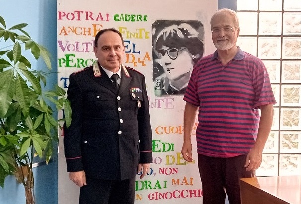 5. Marco Di Palo Luogotenente C. S. con Antonio Castaldo Comune di Brusciano 5.9.2024