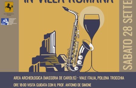 LOCANDINA JAZZ DIVINO IN VILLA ROMANA