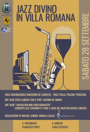MANIFESTO JAZZ DIVINO IN VILLA ROMANA