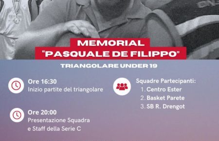 Centro Ester San Michele, la stagione del basket comincia con il Memorial De Filippo 3 Memorial De Filippo