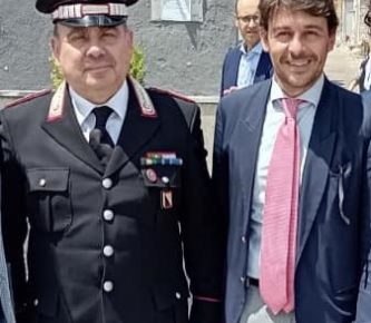 Brusciano saluta il comandante dei carabinieri Marco Di Paolo: dopo 15 anni di servizio va in pensione 7 romano e comandante