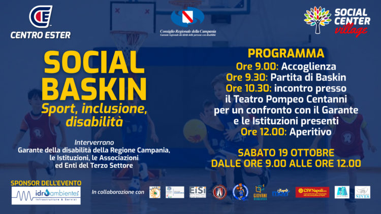 Barra, Social Baskin: sabato di sport e inclusione al Centro Ester 2 Centro Ester Post Generici 3