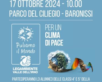 Baronissi, sindaca Petta: “Puliamo il Mondo fa tappa a Baronissi con studenti, volontari e amministrazione uniti per l'ambiente 4 Puliamo il Mondo