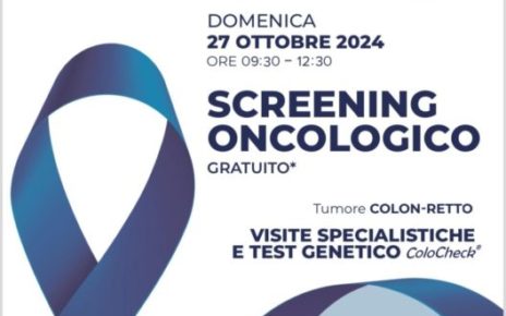 San Leucio del Sannio, tumori del colon-retto: screening gratuito domenica 27 ottobre 4 SAN LEUCIO DEL SANNIO BN LOCANDINA SCREENING ONCOLOGICO TUMORE COLON RETTOmod