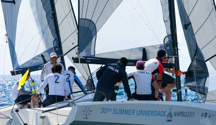 Un momento del campionato italiano match race