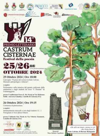 Castello di Cisterna, al via la 14° Edizione del Premio Letterario "Castrum Cisternae": Festival della Poesia 2 castrum2