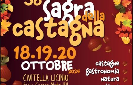 Civitella Licinio, torna la Sagra della Castagna giunta alla 38° Edizione 6 locandina sagra civitella