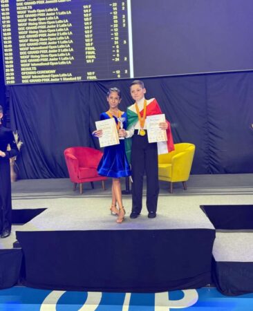 Andrea La Rocca e Gaia Giordano: piccoli talenti italiani in finale al Dance Sport European WDSF di Skopje 4 462551627 2026039214503409 3426869882049281524 n