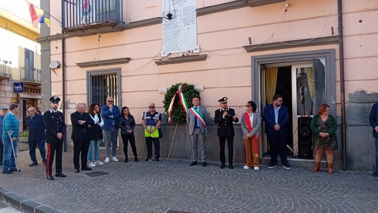Brusciano, Celebrazione 4 Novembre 1918-2024 3 5. Brusciano NA M.llo Alesssandro Fiscetta Caserma CC Brusciano Celebrazione 4 Novembre 2018 2024