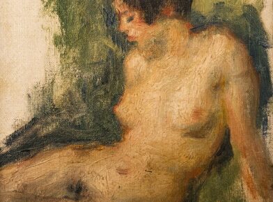 Napoli, al via preview stampa mostra Impressionisti. Monet, Renoir, Rousseau e altri alla Pietrasanta 5 8.Pierre Auguste Renoir Baigneuse endormie