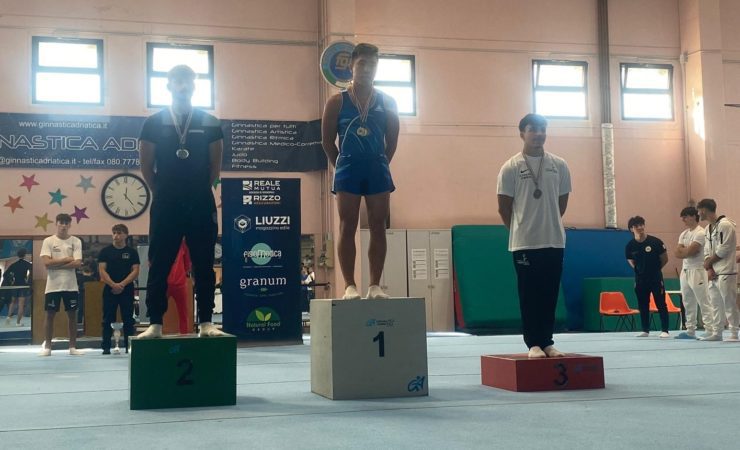 Ginnastica - Cinque titoli Interregionali maschili Centro-Sud vinti dalla Campania 3 C.G. ISCHIA