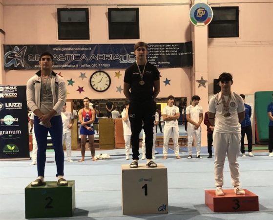 Ginnastica - Cinque titoli Interregionali maschili Centro-Sud vinti dalla Campania 2 DALESSIO STABIA