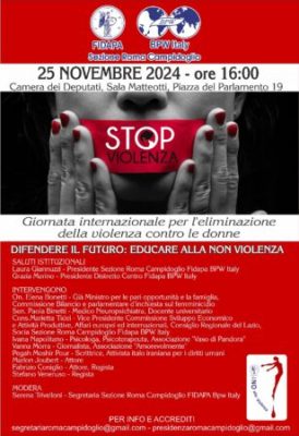 Locandina 25 novembre