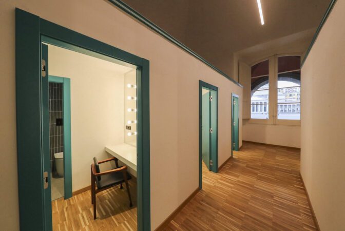 Napoli, Palazzo Reale: il Teatro di Corte apre agli spettacoli. Ristrutturati i camerini per 40 artisti 2 camerini teatro di corte Palazzo Reale