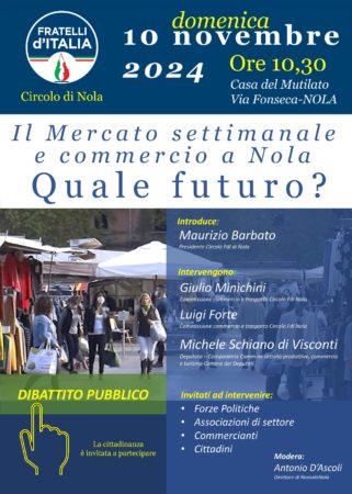 locandina fdi nola mercato commercio