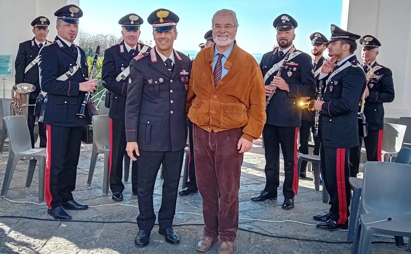 11 Lgt CS CC Maestro Luca Berardo con il Sociologo Antonio Castaldo