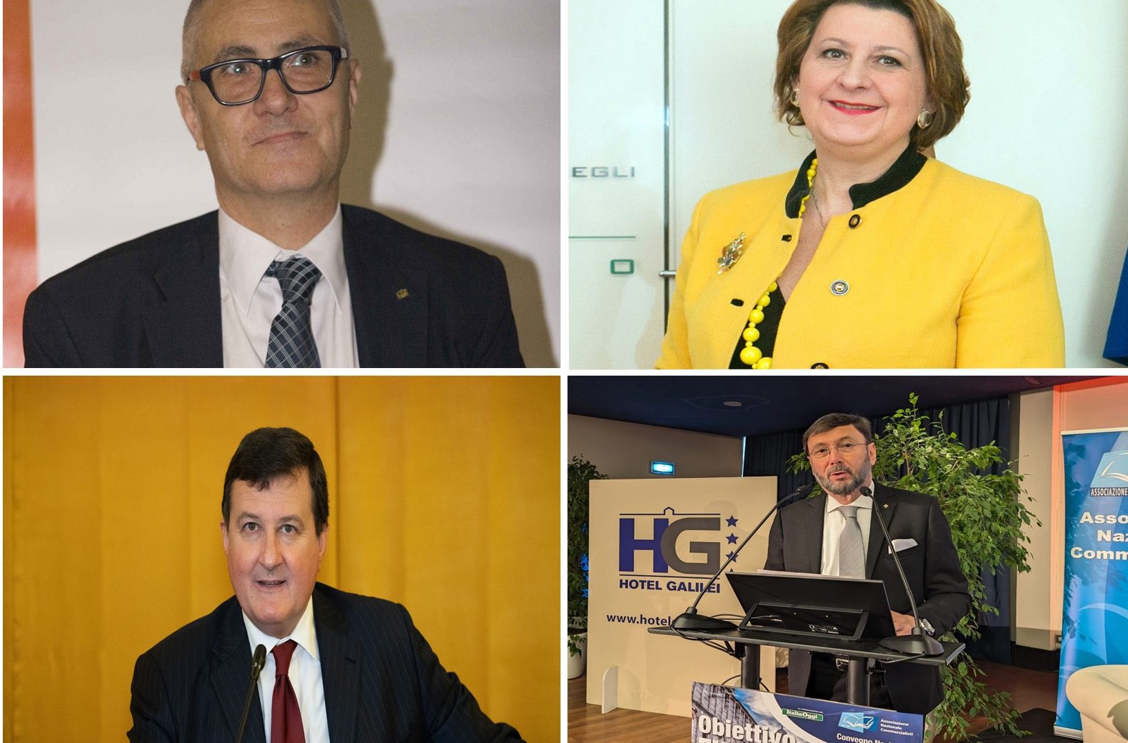 Cnpr forum Da sinistra in senso orario Cuchel Caradonna Natali e Calimod