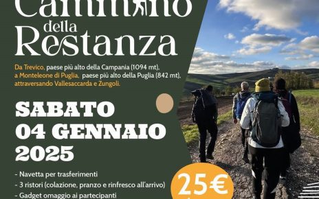 Trevico – Monteleone: il “Cammino della Resistenza” passando per Vallesaccarda e Zungoli 4 Manifesto 4mod