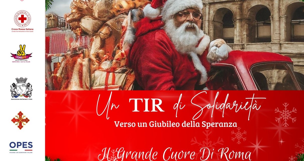 NATALE DEL SALVAMAMME CON IL TIR DEL GRANDE CUORE DI ROMA locandina
