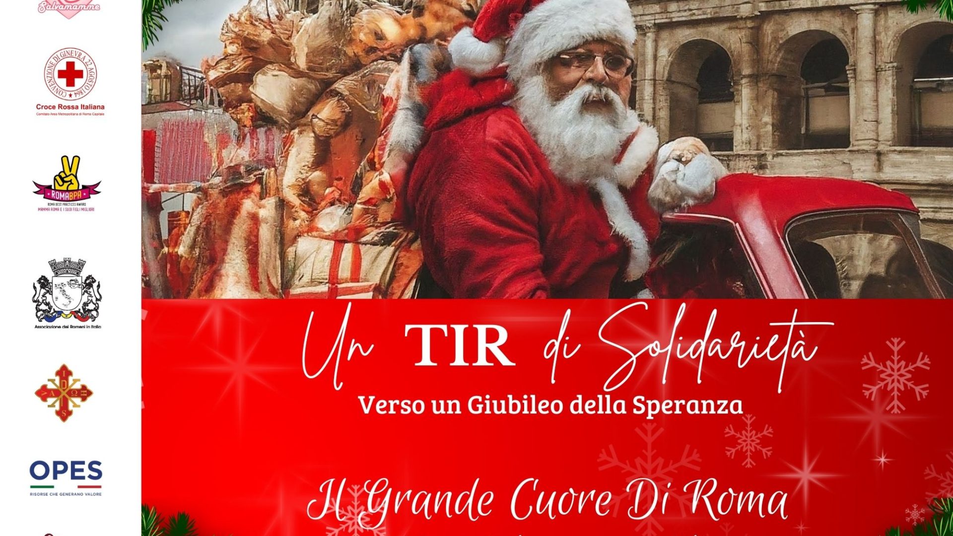 NATALE DEL SALVAMAMME CON IL TIR DEL GRANDE CUORE DI ROMA locandina