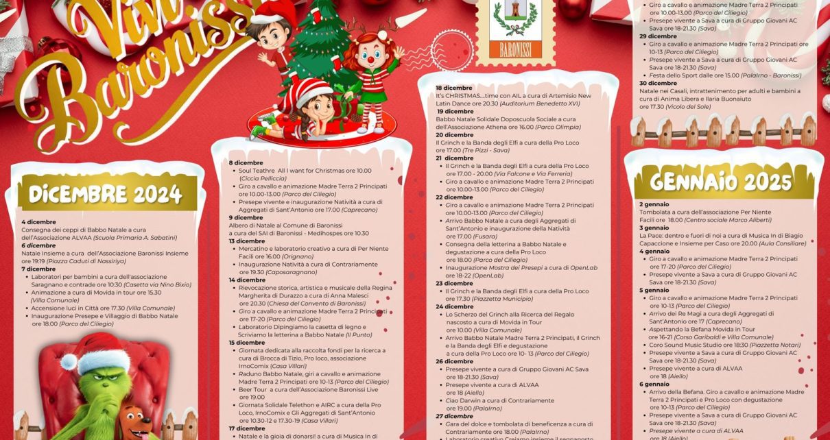 Vivi Baronissi eventi Natale