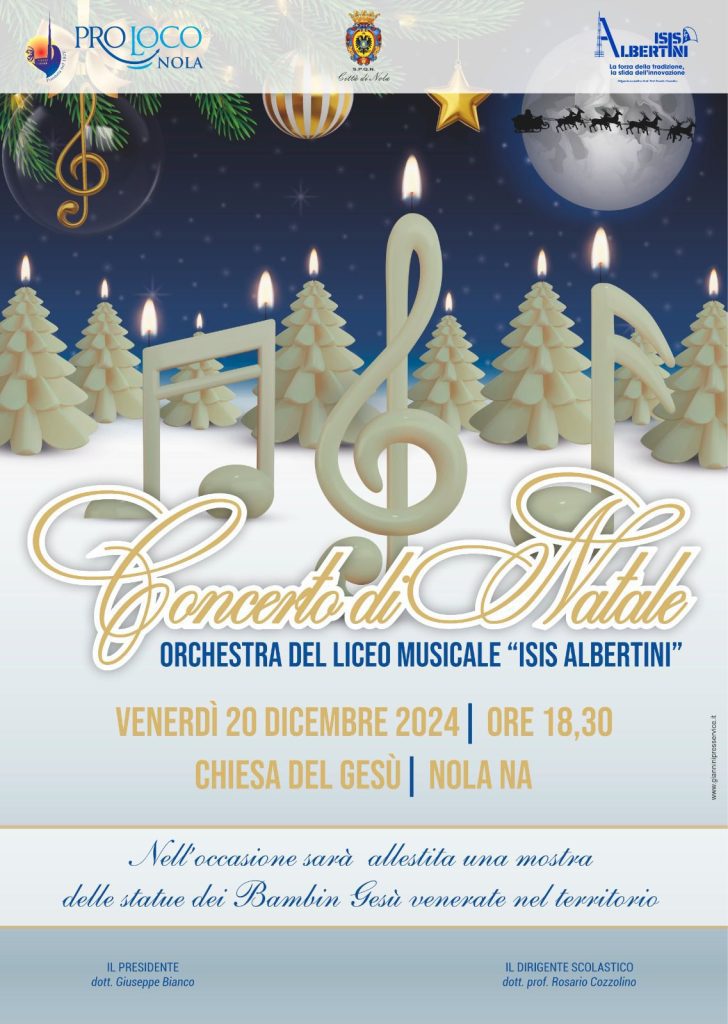 Nola, “Il Sogno di Sant’Alfonso” e le tradizioni del Natale Nolano 4 concerto di natale 1