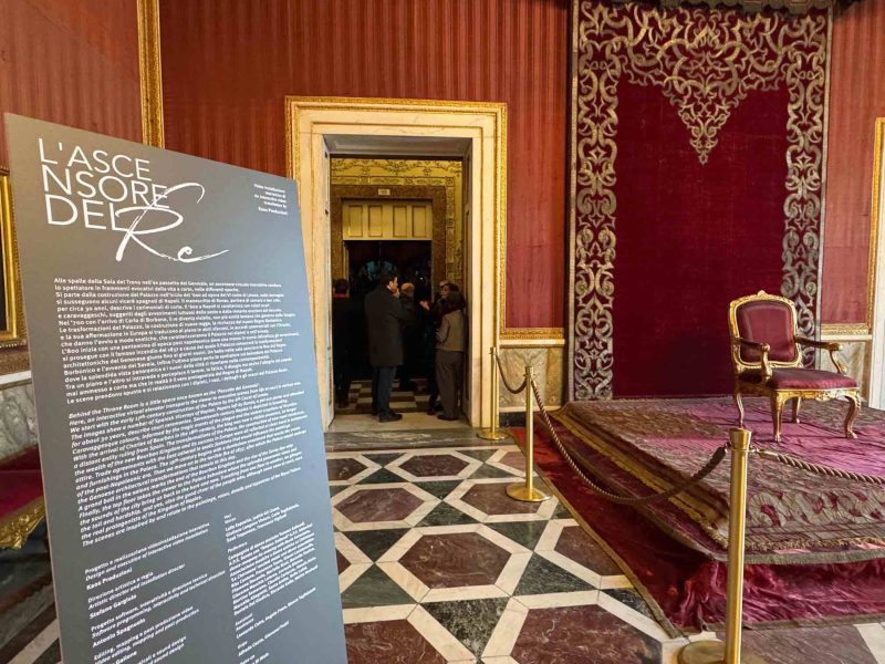 Napoli, "L'ascensore del Re": Video installazione interattiva al Palazzo Reale 2 lascensore del re sala del Trono
