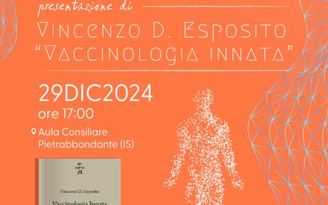 Isernia, "Vaccinologia innata": Vincenzo D. Esposito presenta il suo libro 4 vaccinologia innata vincenzo d.esposito isernia