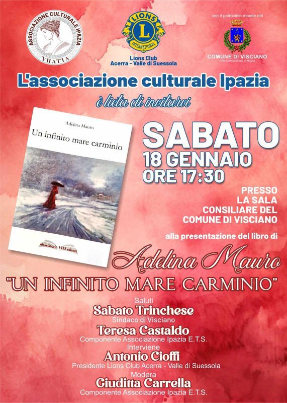 Visciano, "Un infinito mare carminio": storie di speranza e resilienza. Al via la presentazione della raccolta di racconti di Adelina Mauro 2 473039658 593278676790867 363254245909457923 n