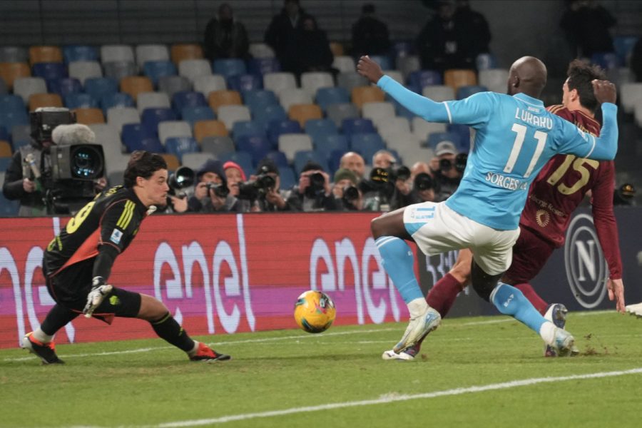 Romelu Lukaku Napoli Roma goal