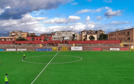 Calcio Dilettanti - Pomigliano e Sessana si dividono la posta: al Gobbato è 1-1 3 Stadio Ugo Gobbato Pomigliano 768x571 1